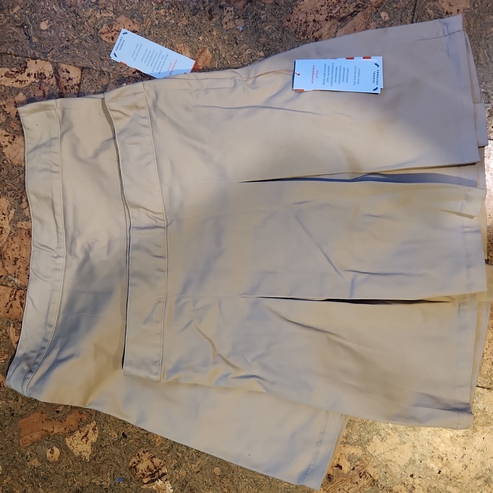 Beige school  uniform skirt